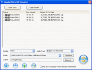 Kingdia DVD to 3GP Converter screenshot